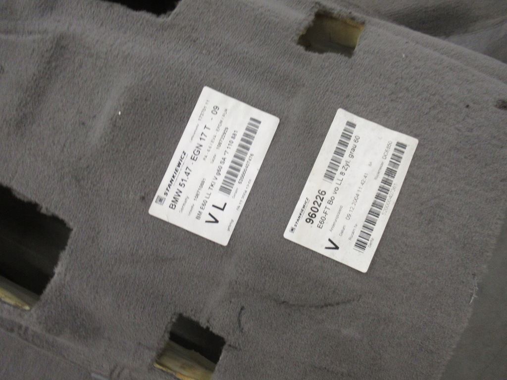 фото №15, Обшивка коврик пол bmw e60 e61 europa