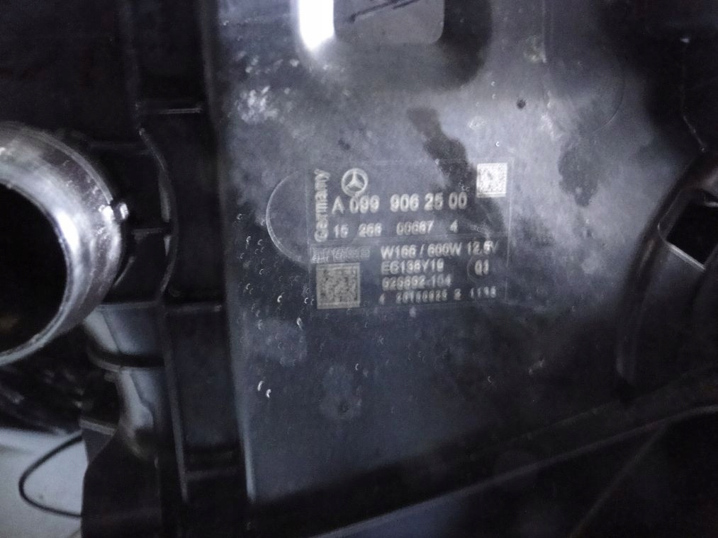 Mercedes gle w 166 радіатор води 350 вентилятор 600w Київ