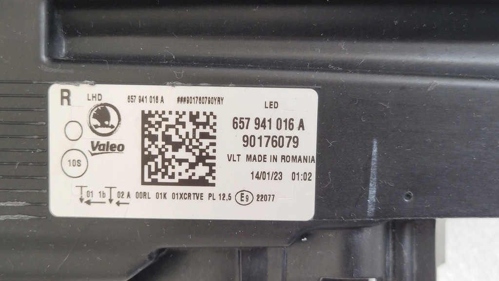 фото №8, Лампа правая перед skoda scala crystal lighting 2019-