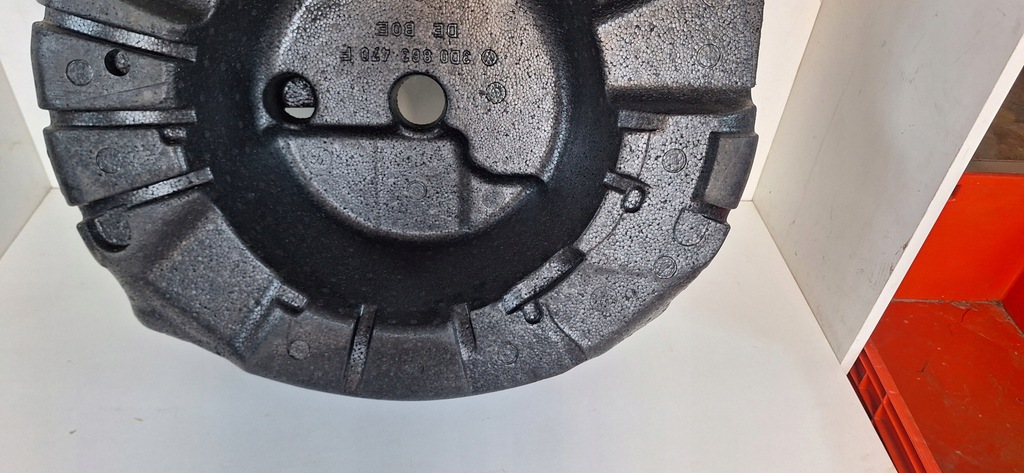 фото №5, Vw phaeton пенопласт вкладка багажника абсорбер запасное 3d0863470f