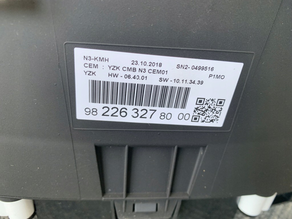 фото №16, Opel crossland x 1.2 thp лічильник приладова панель прилади оригінал