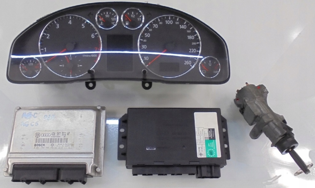 фото №1, Audi a6 c5 98 r 2.8 v6 набор стартовый блок управления