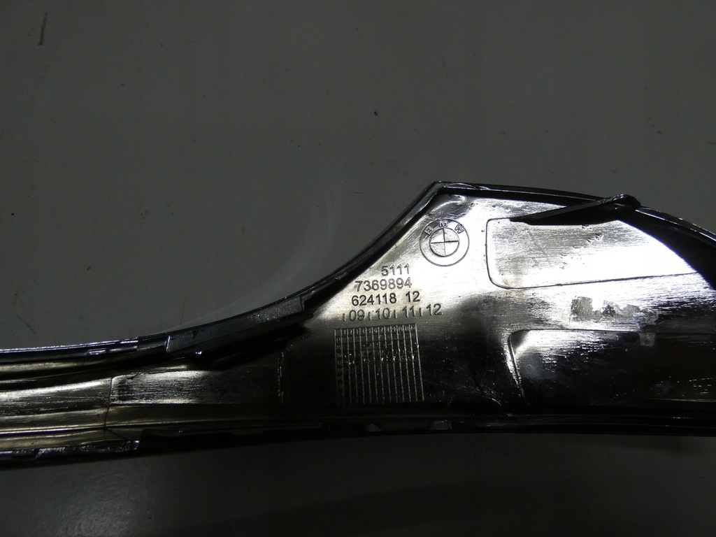 фото №6, Хром ґрати бампера bmw 7 g11 правий 316.