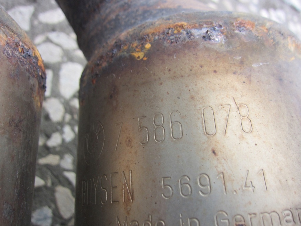 Bmw x3 f25 n52 3.0 2.8 гаситель конечный выхлоп 7606416 7606417 18307646018 Доставка