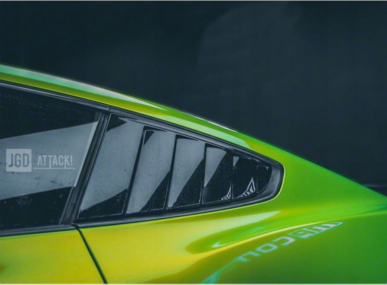 фото №5, Жалюзі скло + жабри блиск mustang 2015-2022