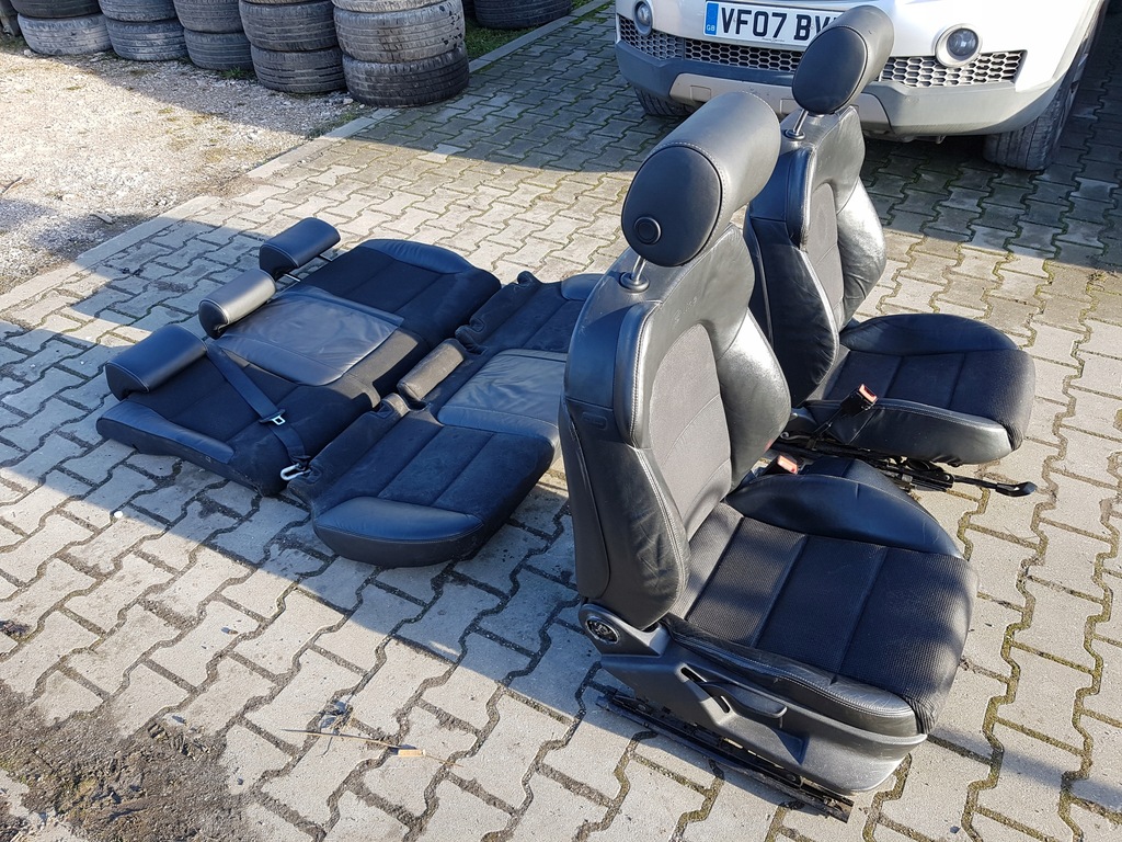 фото №5, Audi a3 8p s-line сидіння напівшкіра заднє сидіння 5d sportback