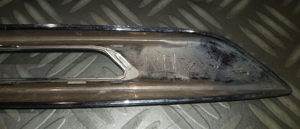 фото №12, Jaguar xj x351 молдинг накладка правая хром крыла правый перед передняя