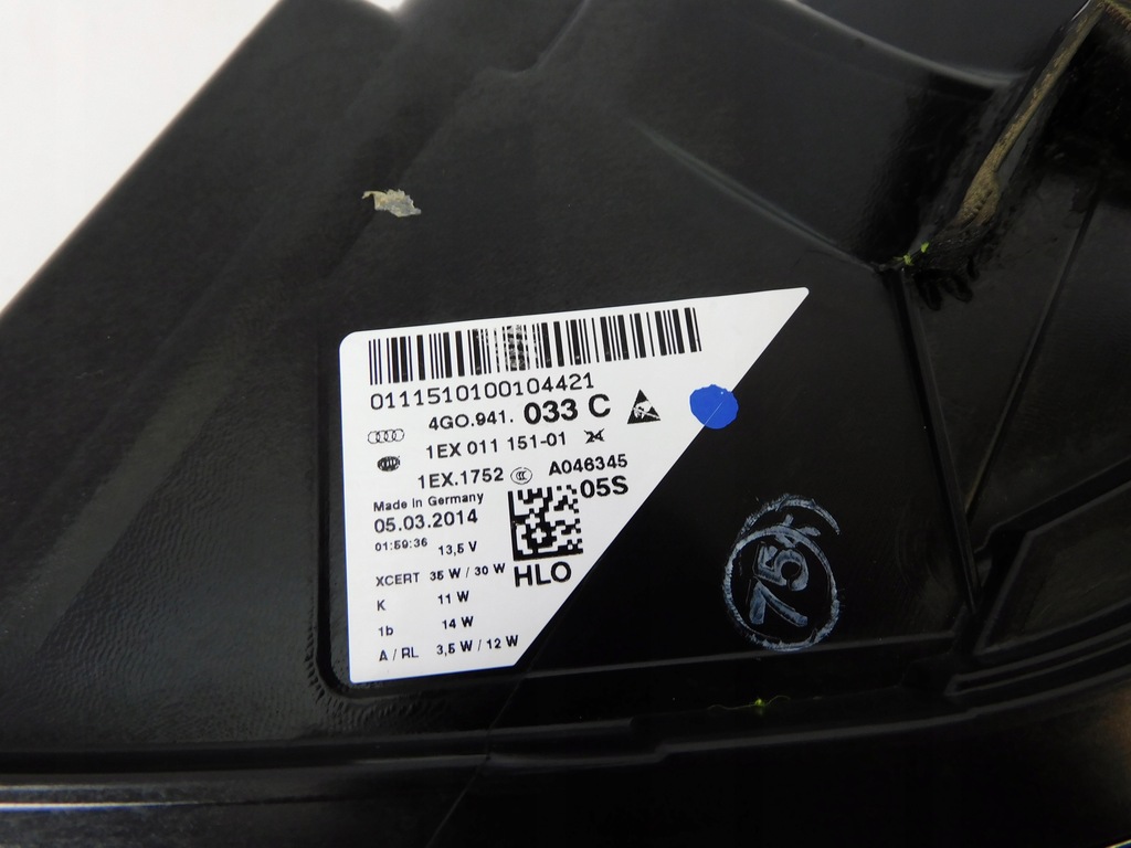 фото №16, Audi a6 c7 4g лампа левая full led 4g0941033c