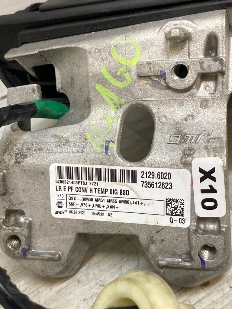 фото №2, Jeep renegade дзеркало праве мертва зона 11 pin оригінал