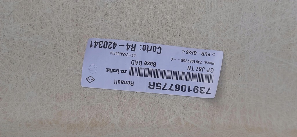 Потолок renault captur 1 739106775r Недорого