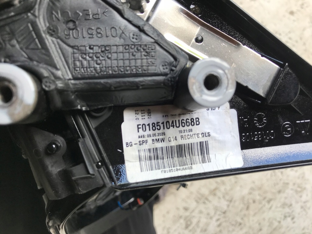 фото №10, Bmw 8 g14 g15 зеркало правое карбон 9 pin 9 кабели