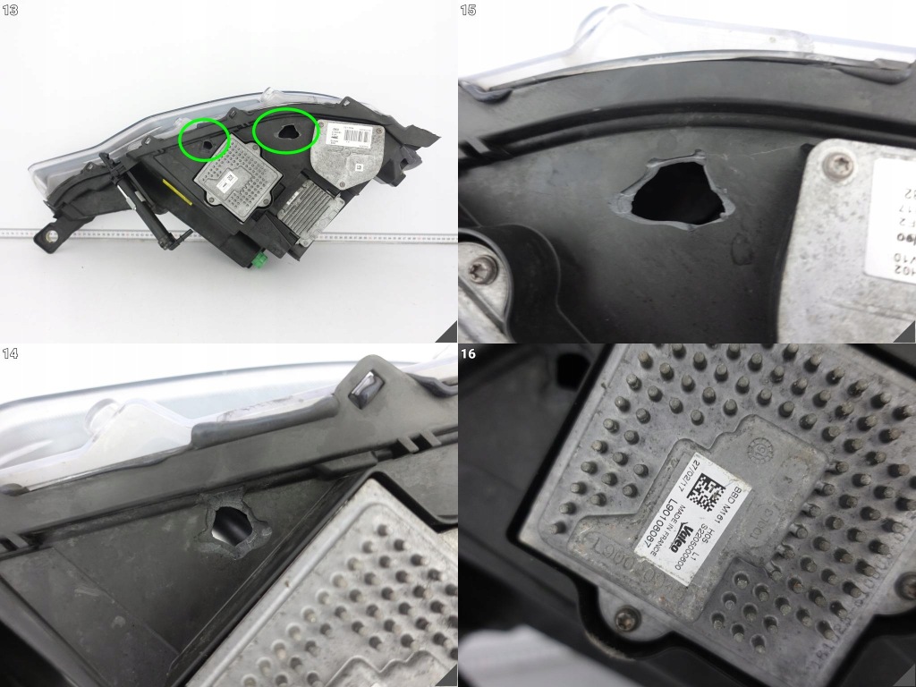 Maserati levante m161 16- фара ксенон + led afs поворотна ліва перед європа Доставка