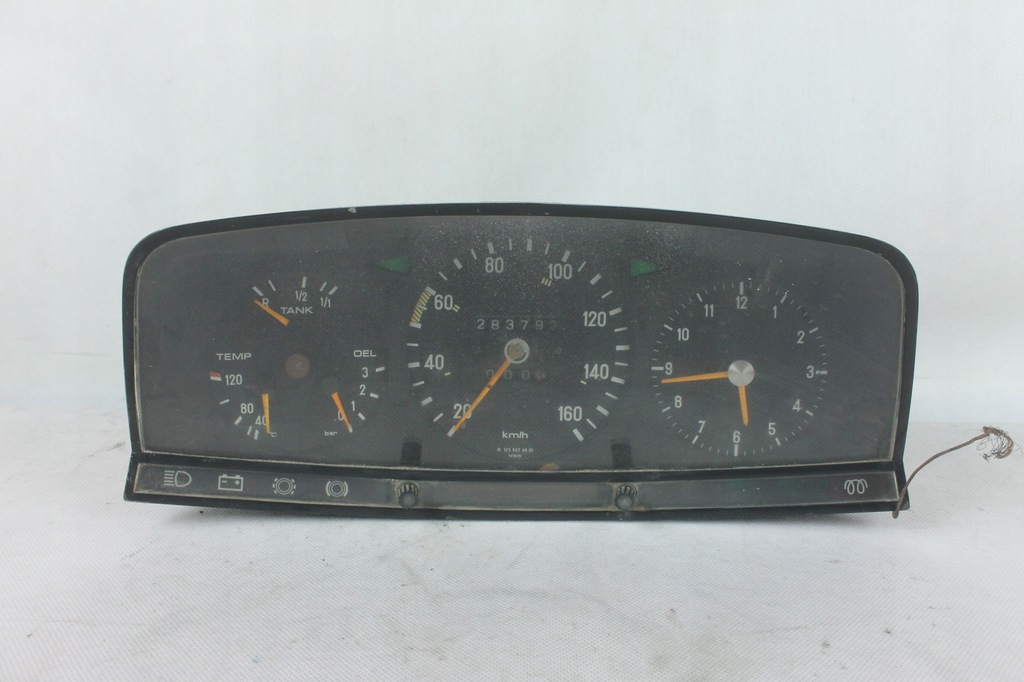 фото №10, Счетчик приборная панель приборы mercedes w123 дизель 160 км/ч