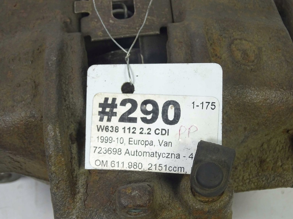 фото №7, Mercedes vito w638 суппорт тормозной правый перед