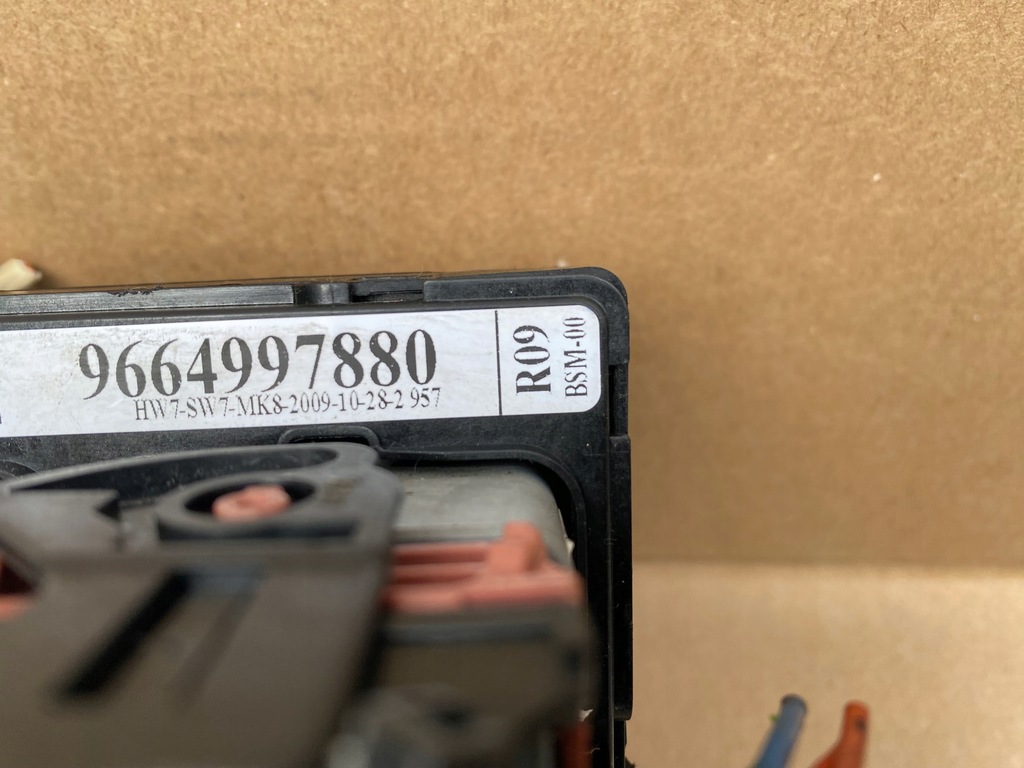 фото №6, Citroen c3 ii коробка bsm 9664997880 роз'єми r09