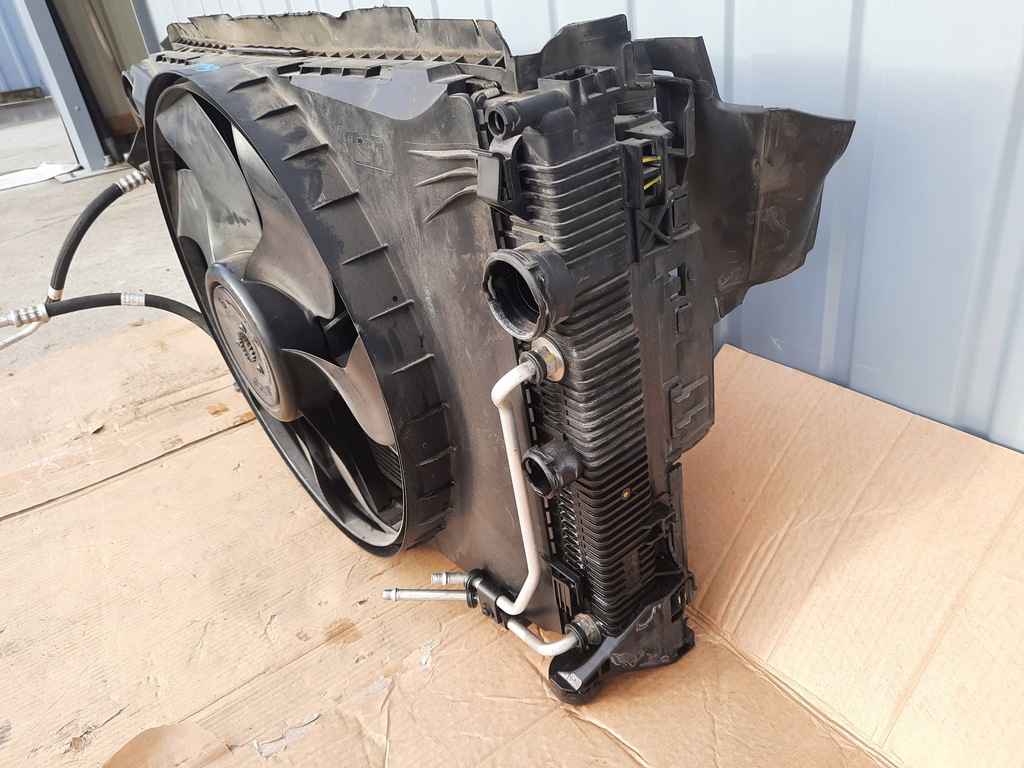 фото №7, Mercedes glk x204 09-15 lift радиатор wody вентилятор комплект usa