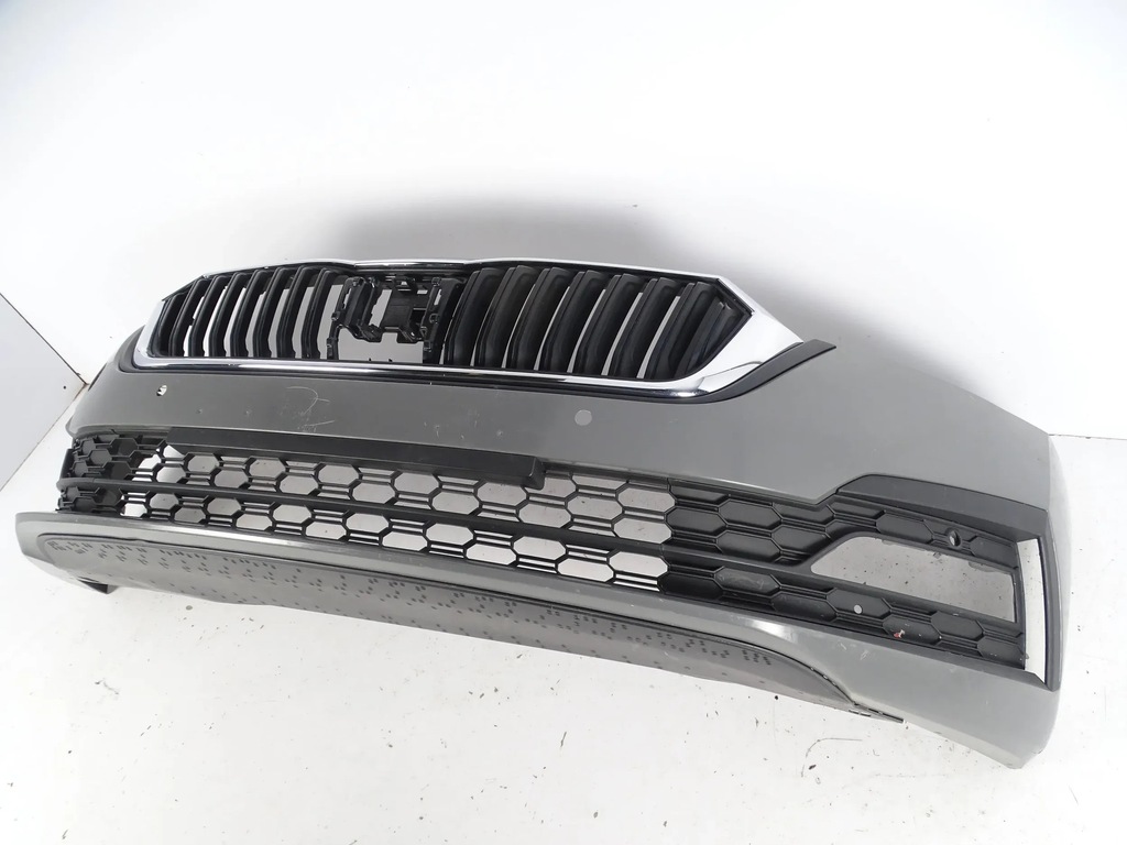 фото №7, Бампер перед передний skoda octavia iv 4 5e3 + решётка радиатора