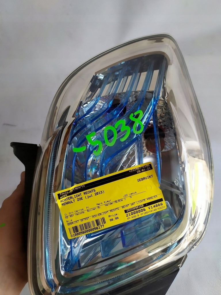 фото №2, Лампа задня права renault zoe 2012-2019r europa