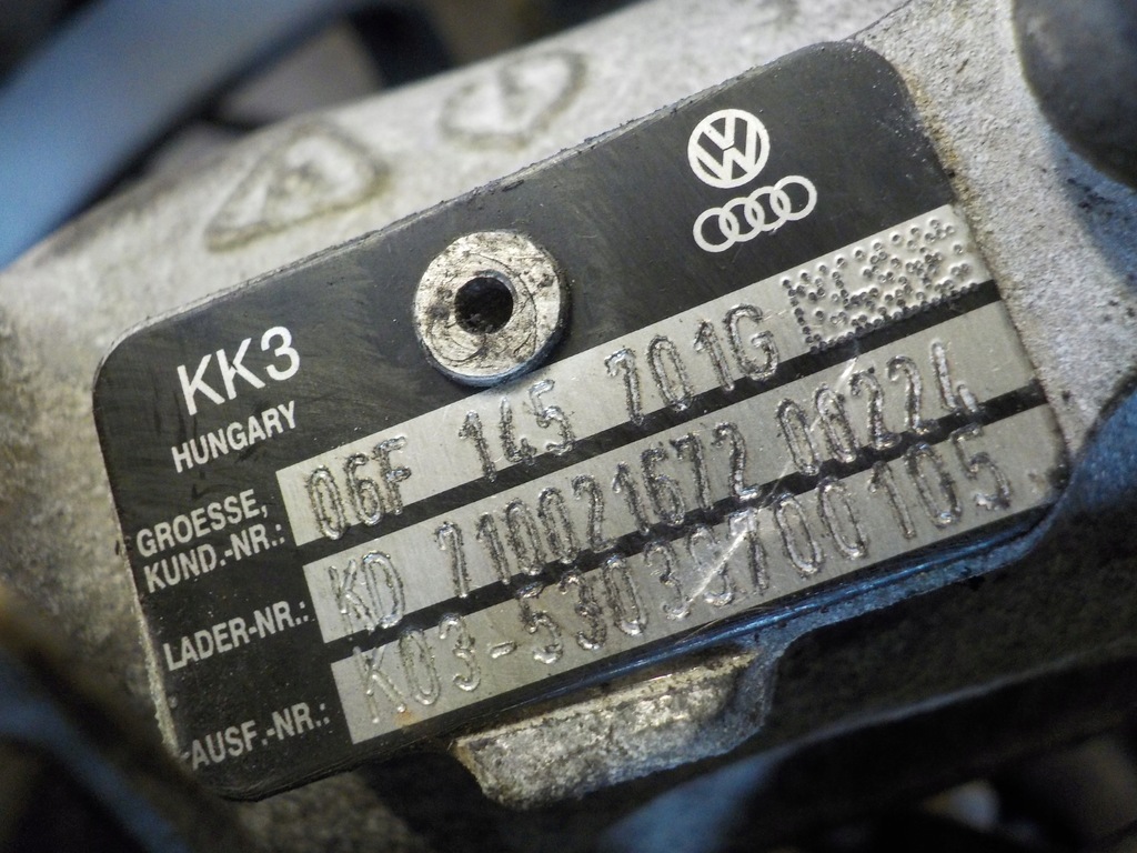 фото №7, Audi tt 8j octavia 2.0 tfsi bwa турбіна 06f145701g