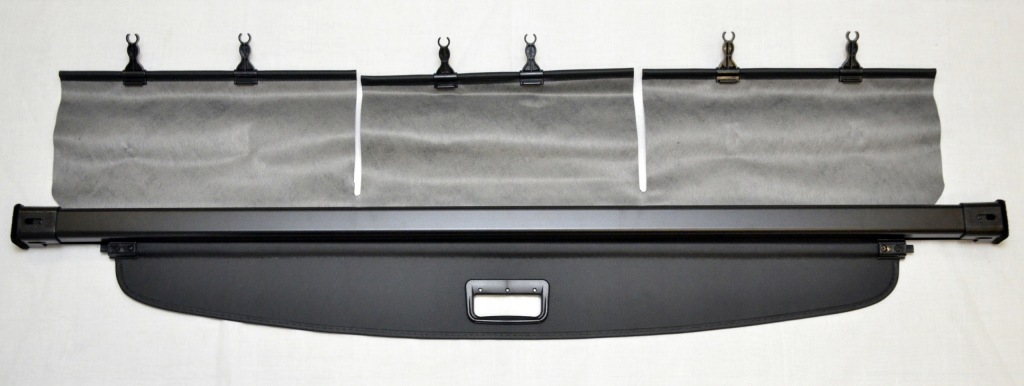 Шторка накладка багажника toyota verso 2009-2018 r. нова чорна якість Зі Шроту