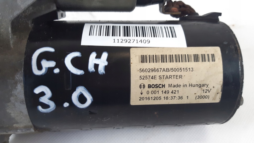 фото №5, Jeep grand cherokee wk2 3.0 стартер 56029667ab