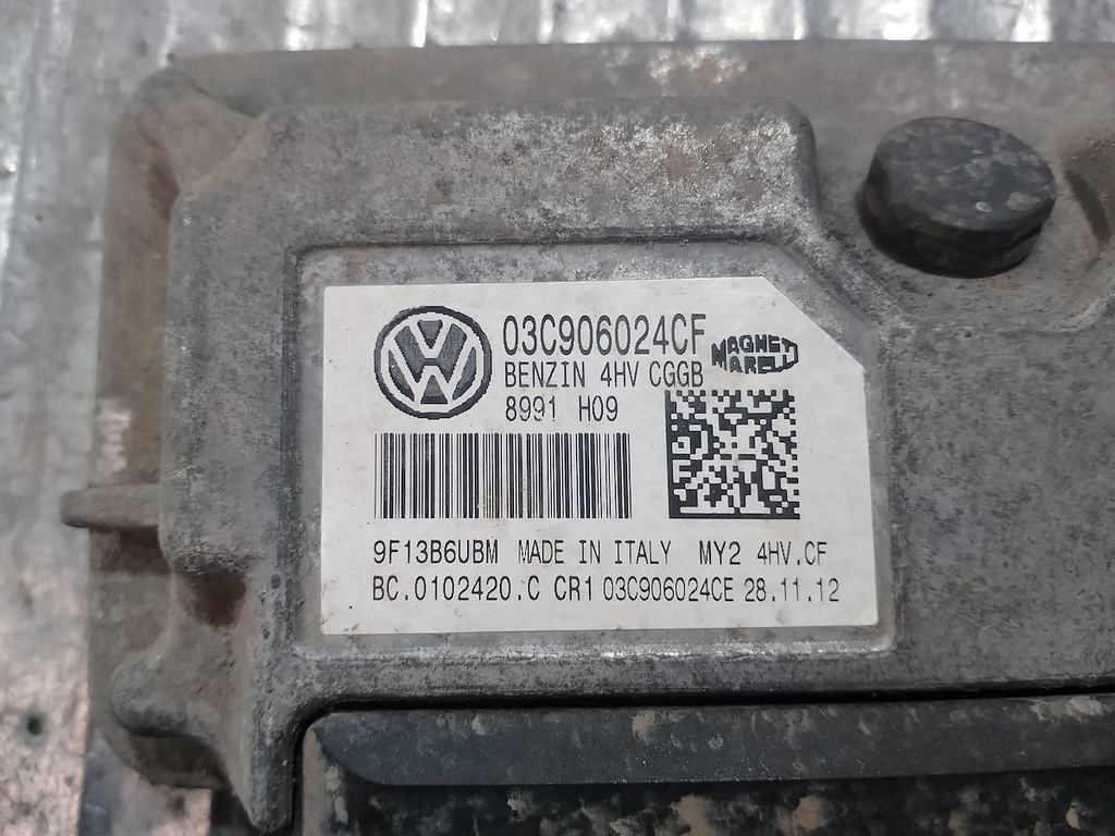 фото №6, Бортовий комп'ютер, блок керування skoda roomster 03c906024cf 1.4 16v