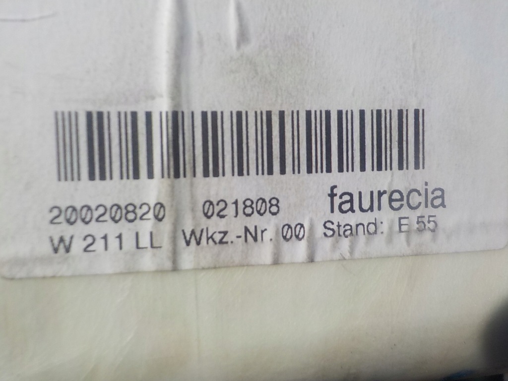 фото №8, Mercedes w211 панель приладів приладова подушки безпеки ремені