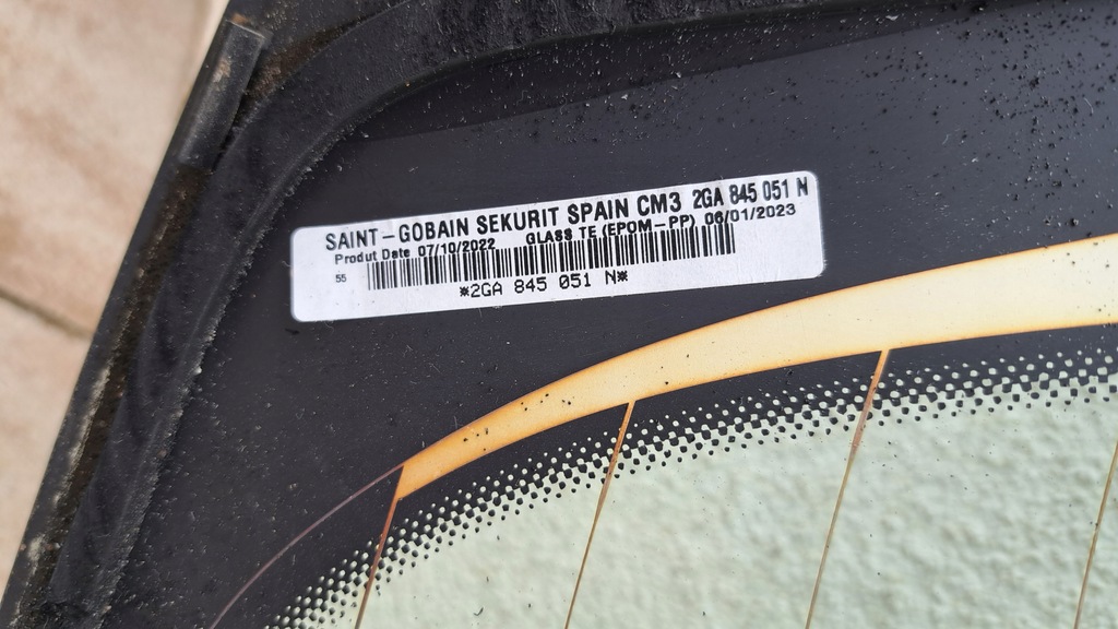 фото №15, Vw t-roc стекло задняя w крышка 21r 22r