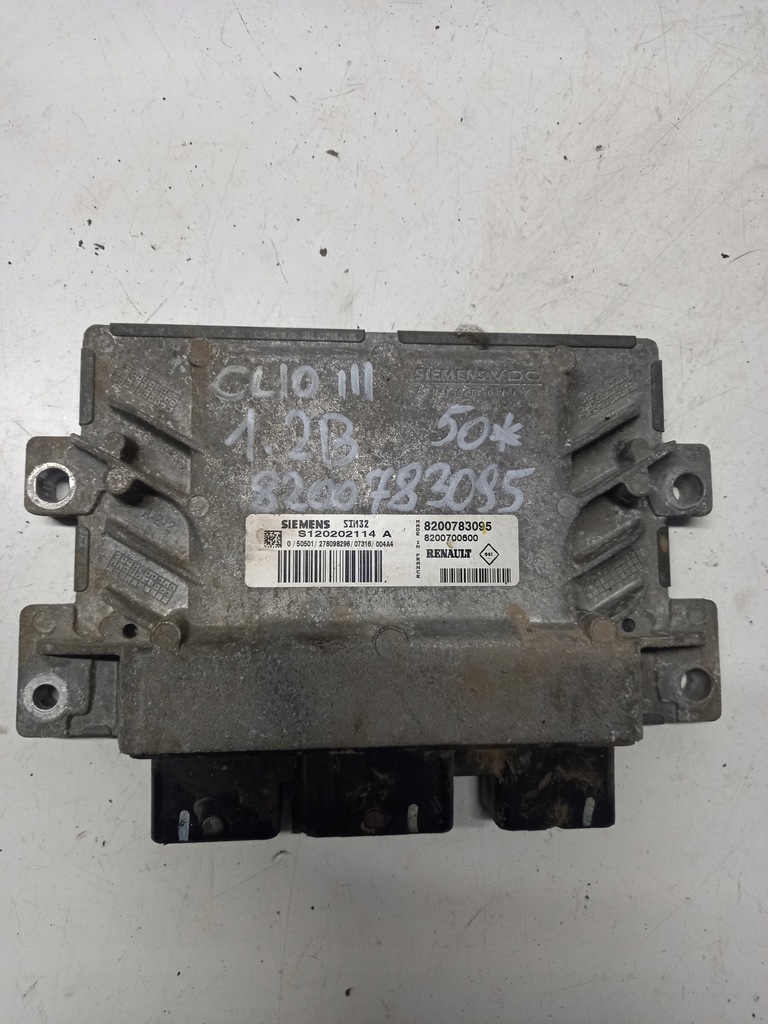 фото №1, Бортовой компьютер блок управления renault clio ii 1.2 8200783095