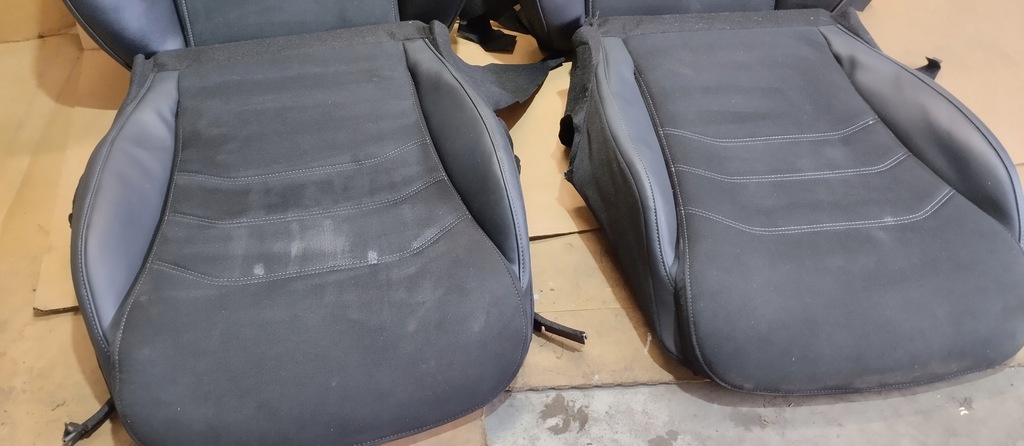 фото №5, Обивка сиденье перед mercedes e klasa w214 sedan eu alcantara кожа