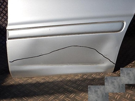 фото №2, Mercedes ml w163 lift дверь задние левая голый