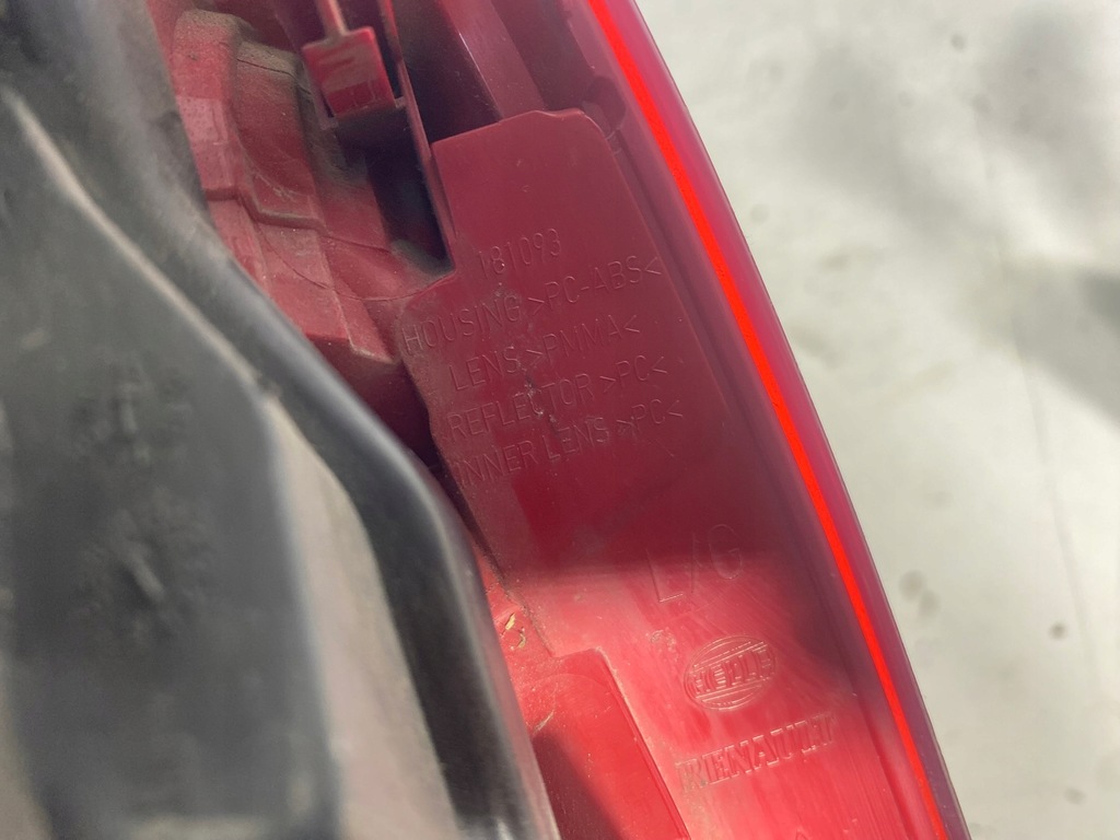 фото №9, Лампа левый задняя левая задняя renault twingo ii lift eu