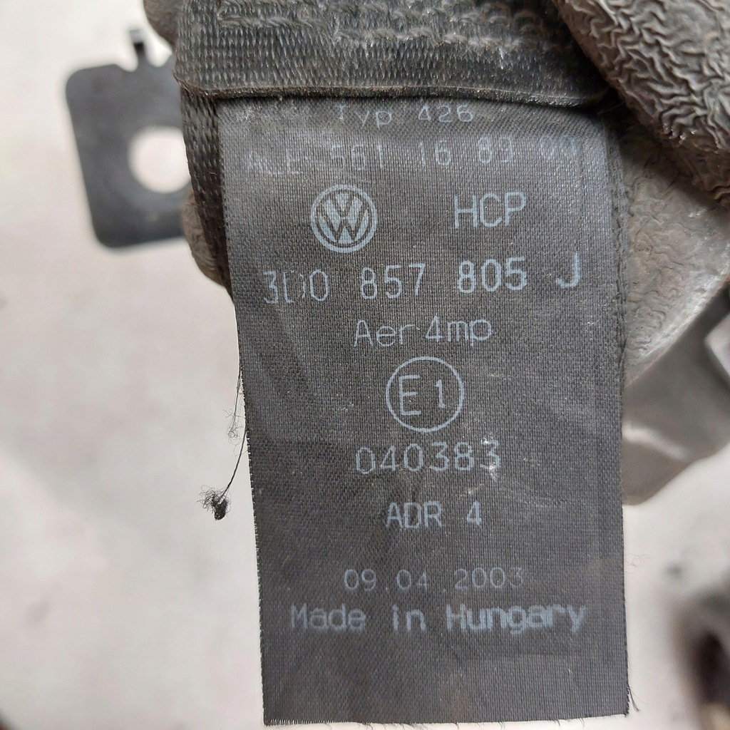 фото №7, Volkswagen vw phaeton pas безопасности левый задняя