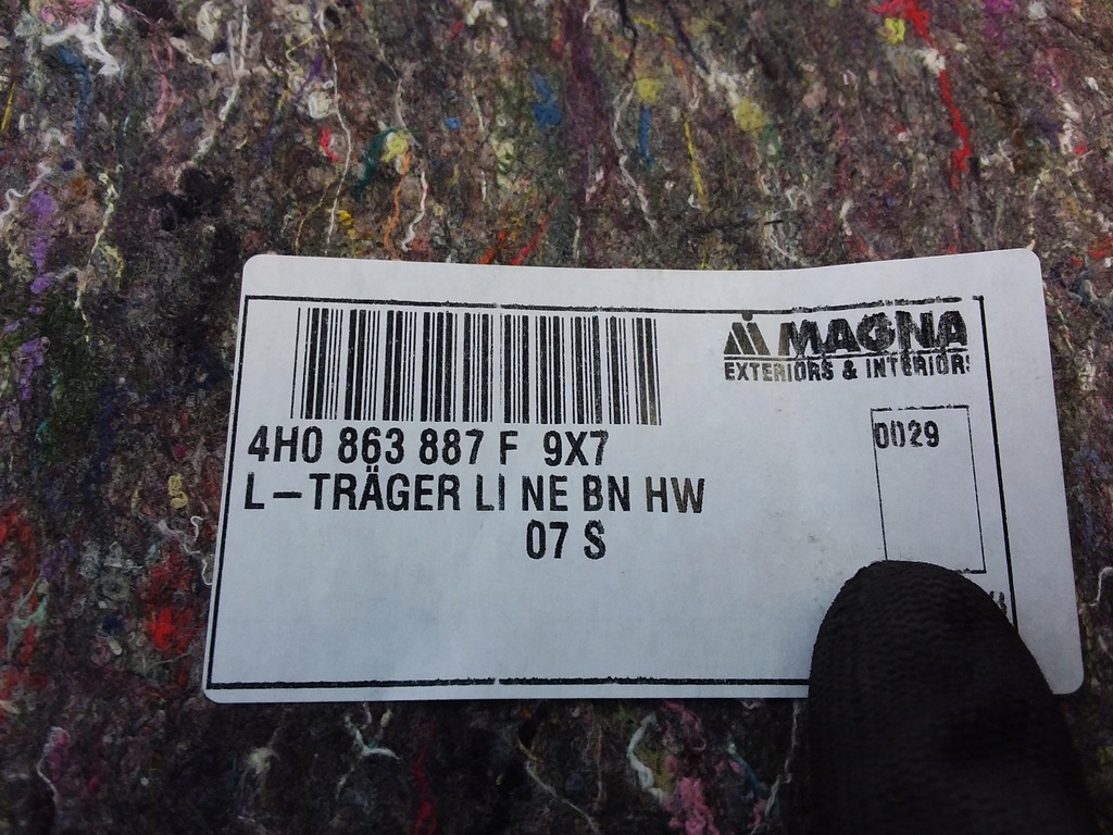 фото №5, Audi a8 d4 long оббивка обшивка багажника лівий