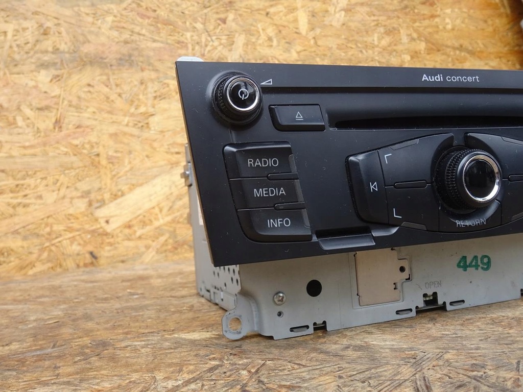 фото №13, Audi a4 b8 8k a5 8t радиопроигрыватель радио cd audi concert 8t2035186c
