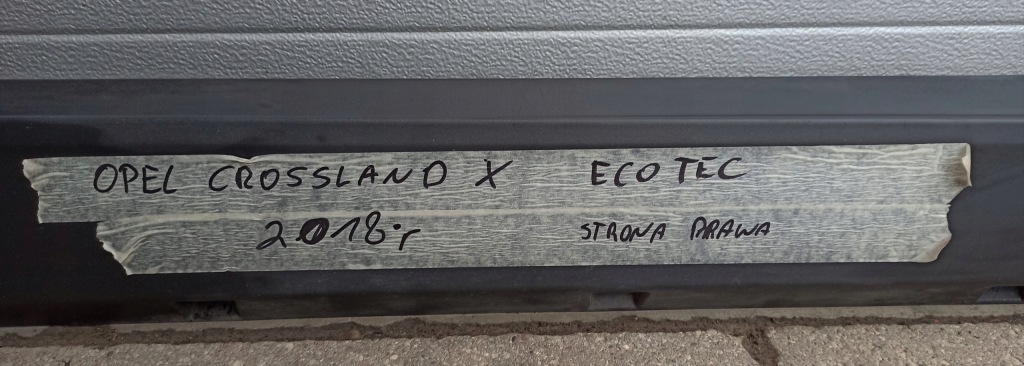 фото №3, Молдинг порог правая opel crossland x