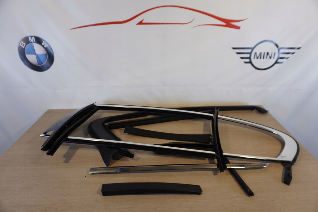 фото №1, Накладки уплотнители дверь левый задняя bmw g12 хром