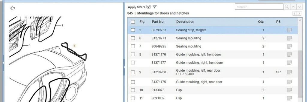 фото №5, Volvo s80 2012 ущільнювачі