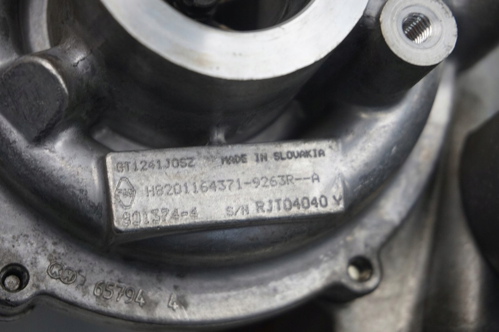 фото №8, Турбонагнетатель 801374-4 1441100q3j 1,5 dci nissan note garrett