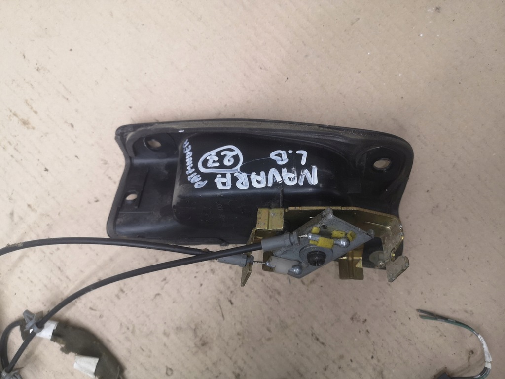 фото №7, Замок + ручка комплект левый задняя nissan navara iii d40 05-10