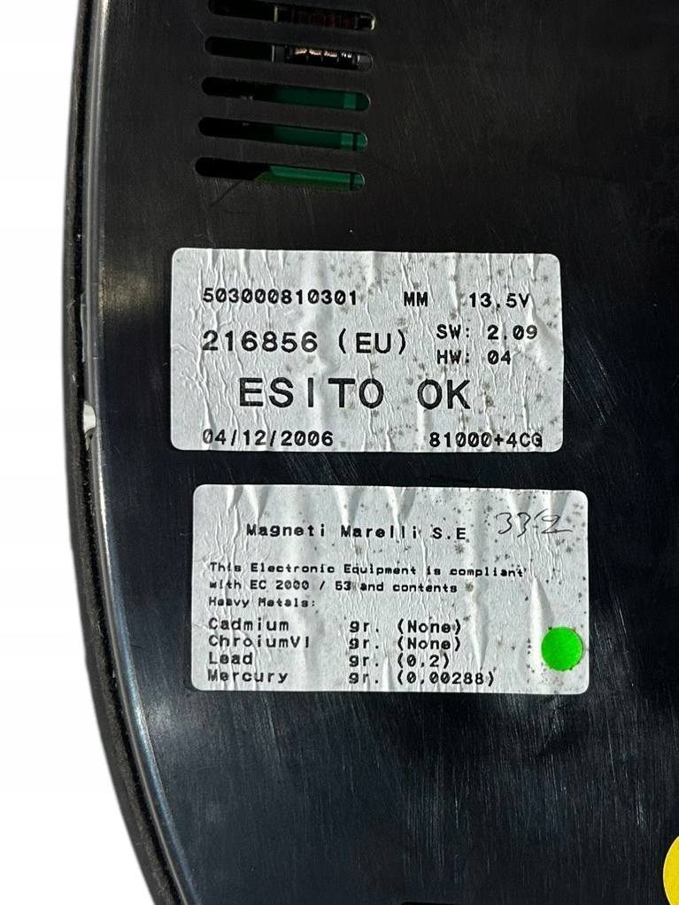 фото №7, Maserati quattroporte m139 приборная панель счетчик спидометр 216856