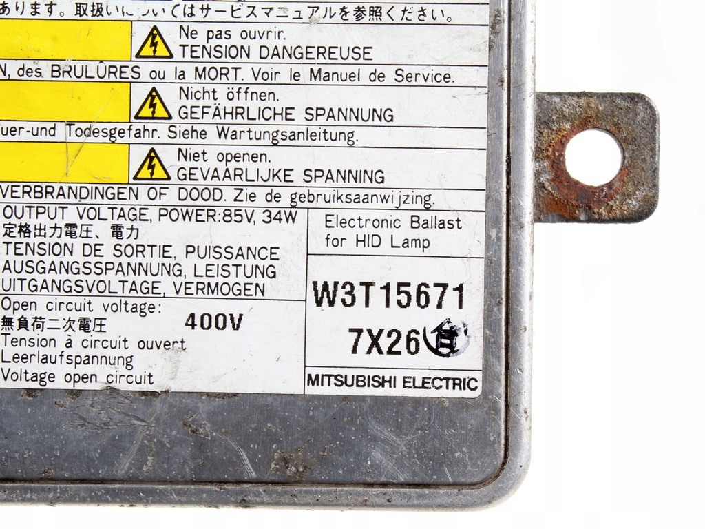 фото №8, Перетворювач ксенон mazda 5 cr19 3 bk w3t15671