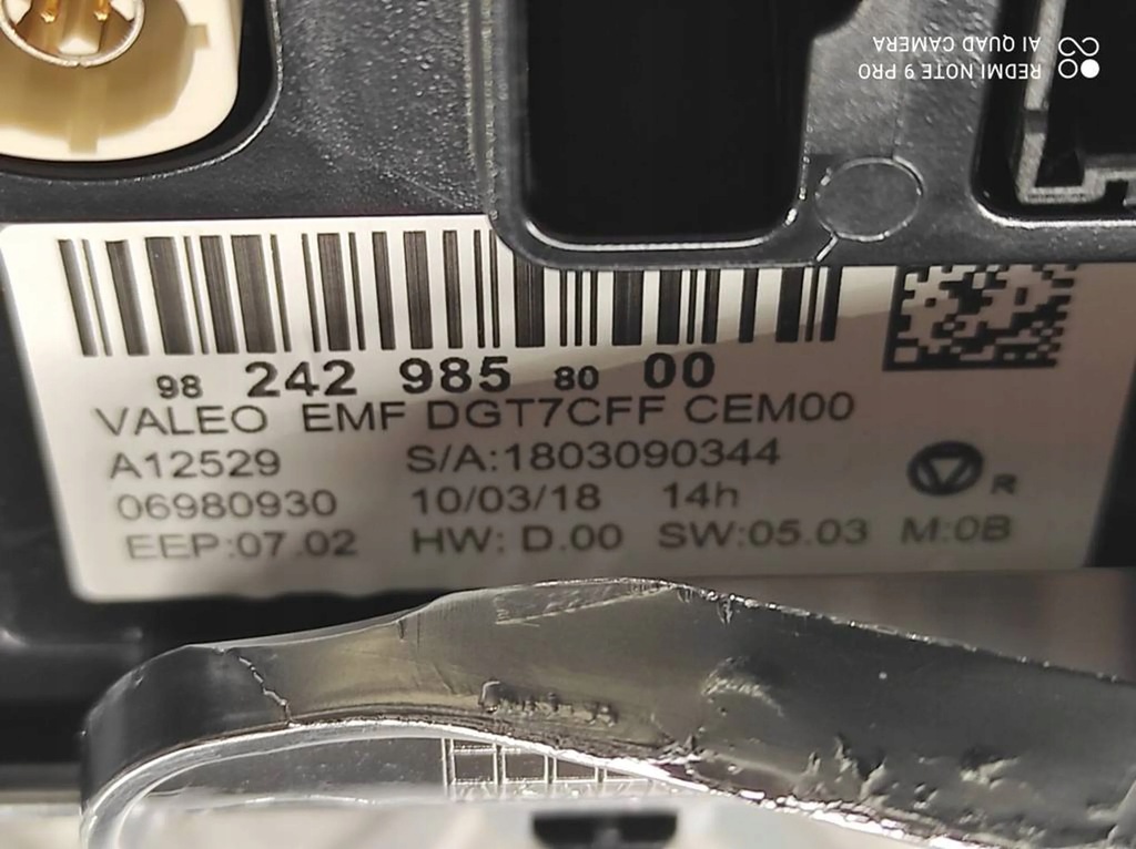 фото №10, Екран дисплей радіо + рамка citroen c3 iii citroen c3 aircross