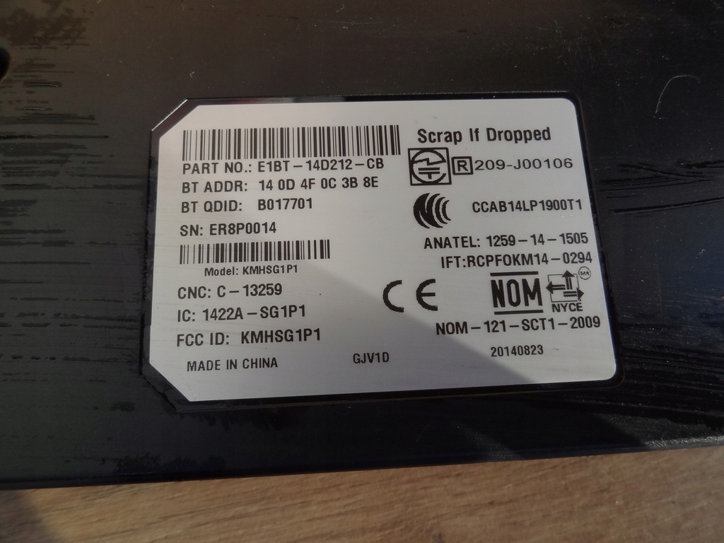 фото №6, Ford ecosport 2014 радио навигация bm5t-18c815-pg europa оригинал