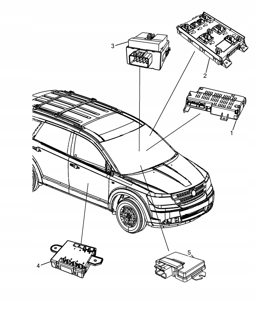фото №8, Fiat freemont journey модуль комфорта bcm dodge charger chrysler p68140325ac