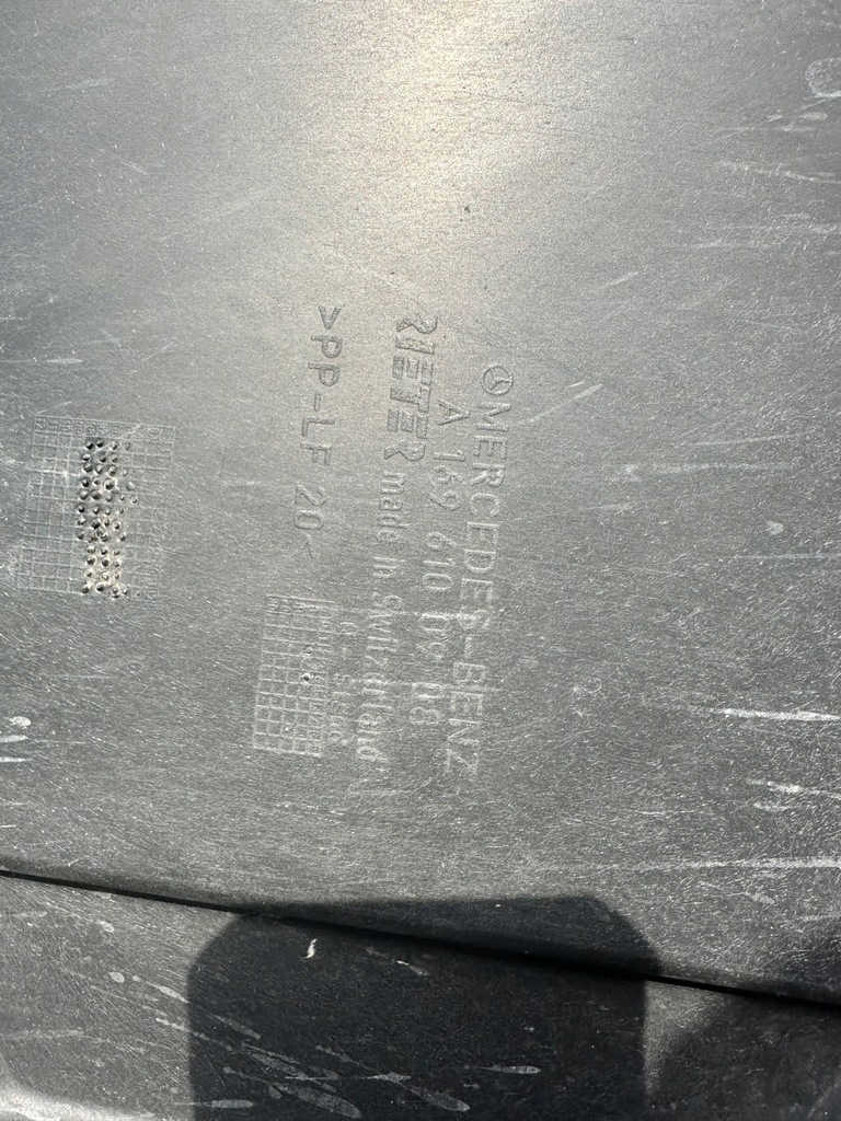 фото №7, Mercedes b klasa w245 захист плита підлога підвіска велика права оригінал