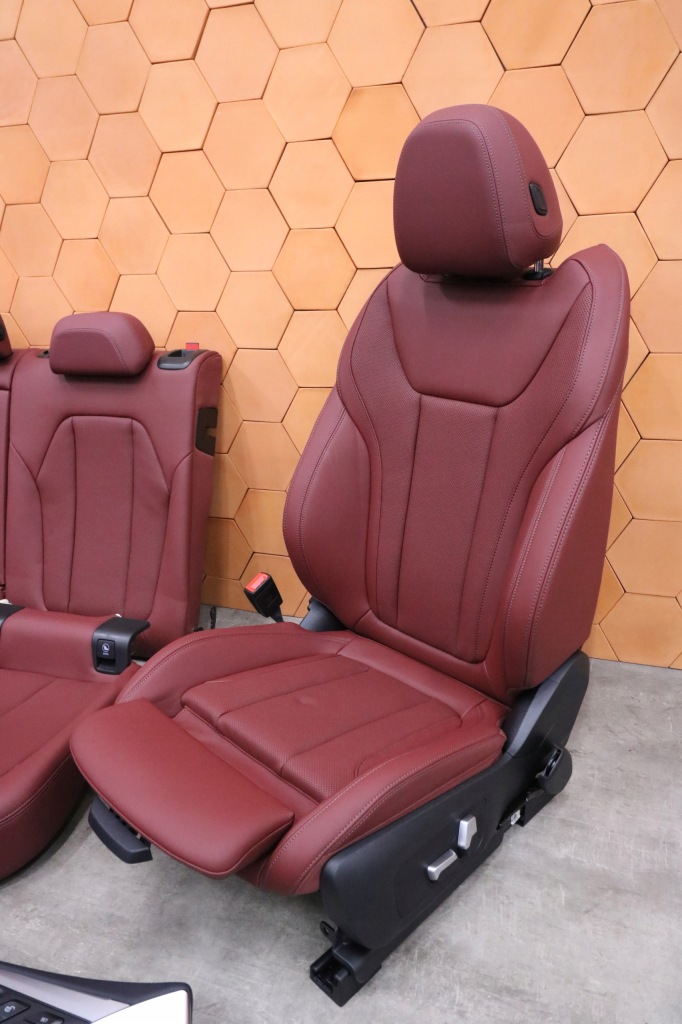 Bmw x4 g02 lci салон сидіння заднє сидіння обшивки sport tacora rot пам'ять 41 km ! Доставка