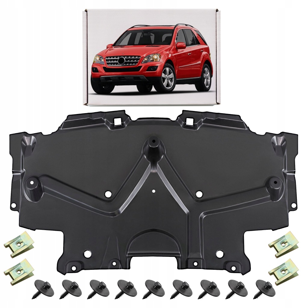 фото №1, Mercedes ml w164 2006-2011 защита pod двигатель с комплектом винт a1645241130