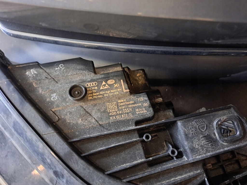 фото №12, Audi a6 c7 4g kompletny перед капот бампер радіатор ксенон led lx7p