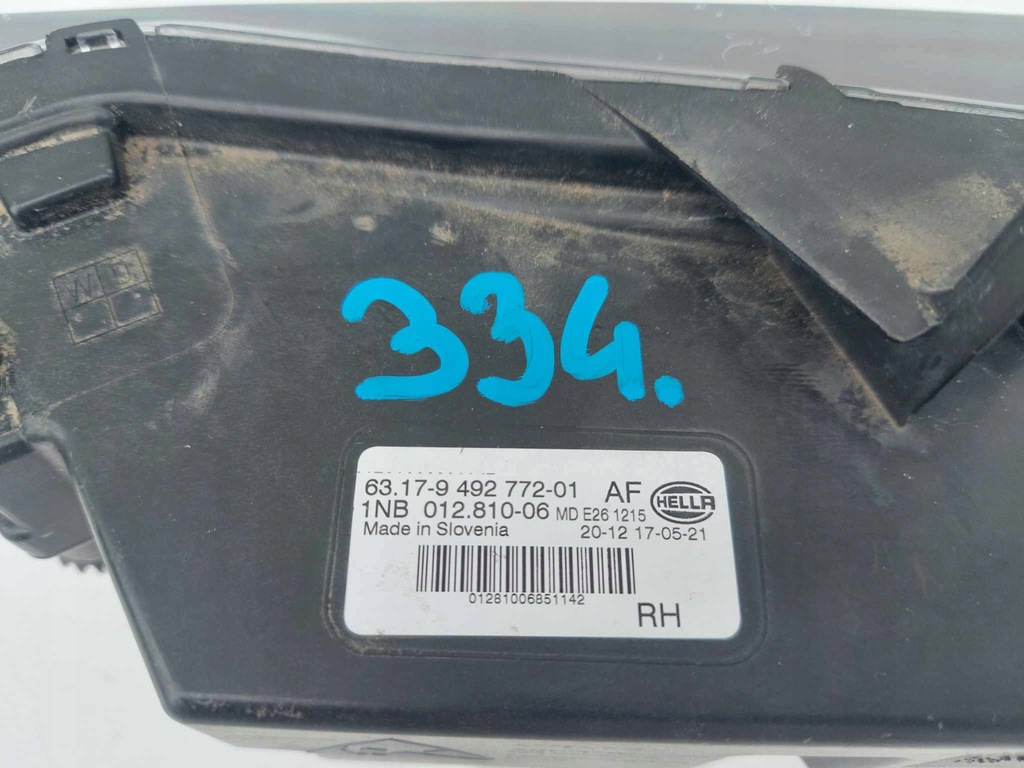 фото №7, Bmw x3 g01 противотуманная фара led drl правый 9492772